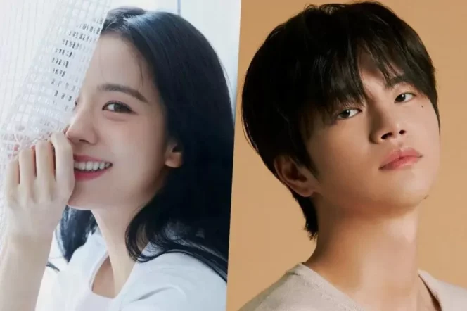 
					Jisoo BLACKPINK dan Seo In Guk. (Soompi)