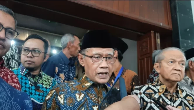 
					Ketua Umum Pengurus Pusat Muhammadiyah Haedar Nashir. (Shelly/VOJ)