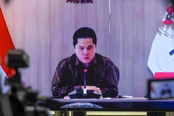 
					Menteri BUMN Erick Tohir. (Setkab)
