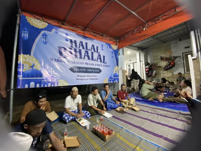 
					Warga Jembatan Merah D’Rich Garden Gelar Halal Bihalal, Perkuat Kerukunan dan Komitmen Transparansi