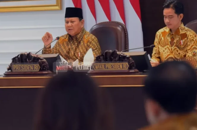 
					Presiden Prabowo Subianto dan Wakil Presiden Gibran. (Setkab)