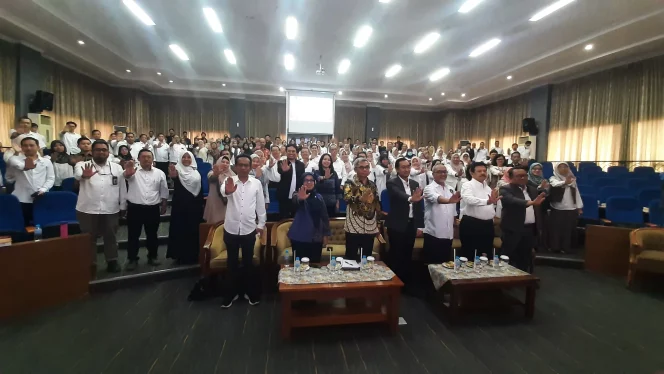 
					Ketua KPK, Setyo Budiyanto menjadi pemateri dalam Sosialisasi Penguatan PIEPTN dan Pengendalian Gratifikasi di FEB UB, Senin (21/7/2025). (Shelly/VOJ)