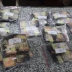 Uang Rupiah terbakar. (Ist)