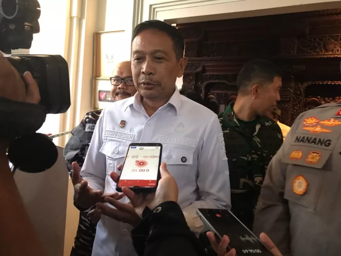 
					Wali Kota Malang Wahyu Hidayat. (Shelly VOJ)