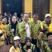 Djoko Prihatin (tengah) resmi nahkodai Golkar Kota Malang