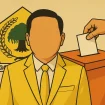 Ilustrasi persimpangan di Musda Golkar, antara aklamasi dan pertarungan