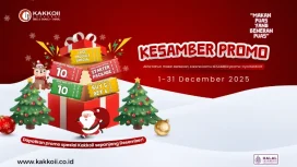 Akhir Tahun Makin Seru, Kakkoii Tancap Gas Lewat Promo “KESAMBER” Akhir Tahun Makin Seru, Kakkoii Tancap Gas Lewat Promo “KESAMBER”