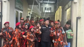 Majelis Pimpinan Cabang (MPC) Pemuda Pancasila (PP) Kota Malang, menerjunkan puluhan personel PP yang tergabung dalam Komando Inti (KOTI) Mahatidana untuk membantu pengamanan dan pengaturan lingkungan sekitar lokasi peringatan Isra Miraj Nabi Muhammad SAW sekaligus Haul Akbar Almagfurlah KH. Agus Salim Mahfudz Yusuf yang digelar di Kelurahan Tasikmadu, Kecamatan Lowokwaru, Kamis (8/1/2026)