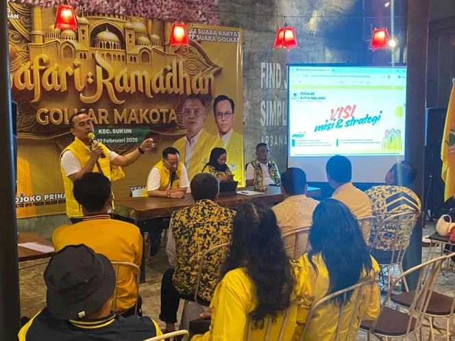 
					Safari Ramadhan DPD Golkar Kota Malang di Sukun Kuatkan Soliditas Kader, Tinik Wijayanti Soroti Peran Perempuan dan Target Tambah Kursi