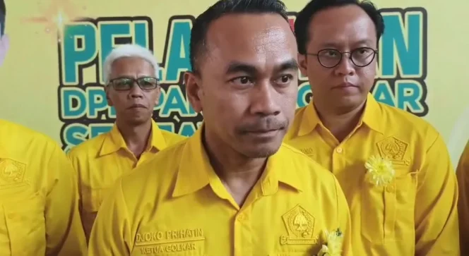
					Ketua DPD Golkar Kota Malang, Djoko Prihatin