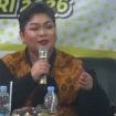 Maulina Pia Wulandari, akademisi komunikasi dari dalam sebuah diskusi publik bertajuk Malang Kehilangan Arah Ketika Kota Pendidikan dan Budaya Tergeser oleh Industri Hiburan Malam di Universitas Widyagama Malang.