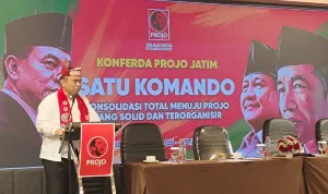 Projo Siapkan Program 100 Hari di Jatim, Budi Arie: Kawal Pemerintahan Prabowo-Gibran hingga Tuntas Projo Siapkan Program 100 Hari di Jatim, Budi Arie: Kawal Pemerintahan Prabowo-Gibran hingga Tuntas