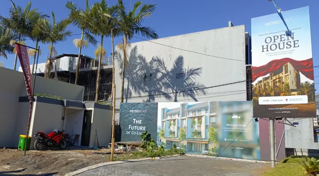 Lokasi Rumah Kos Metropoint yang sempat didemo AMPH