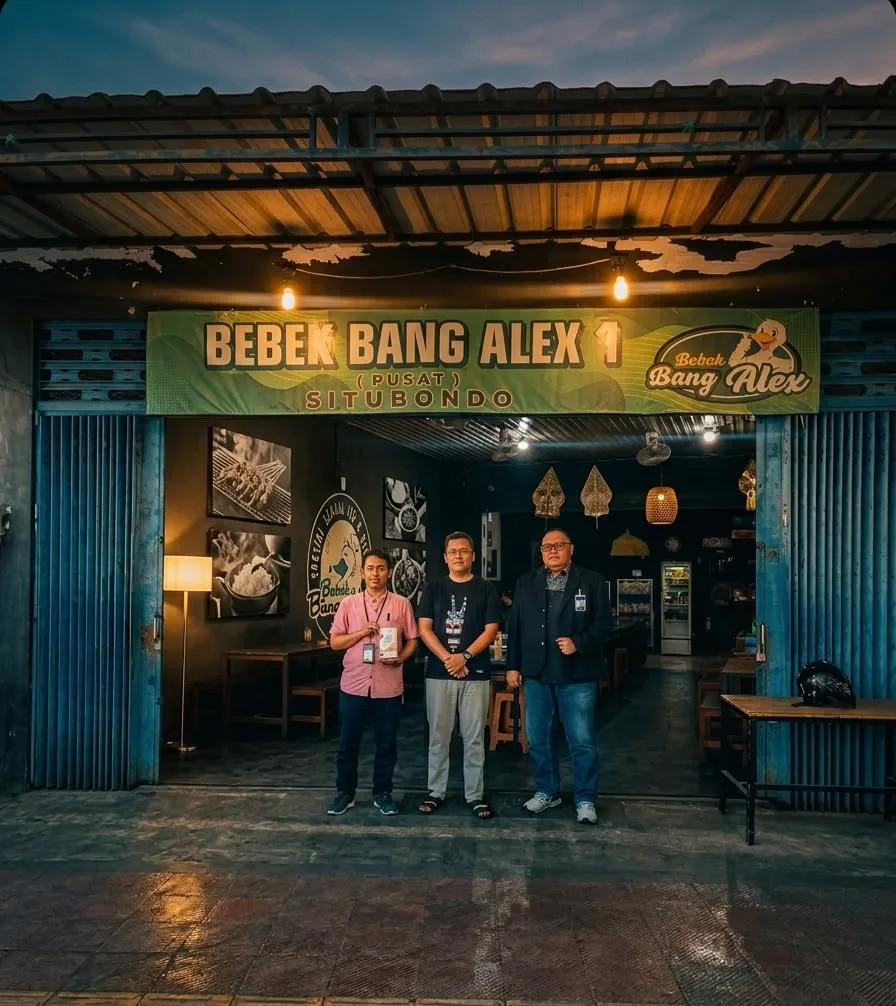Kupedes BRI Perkuat Ekspansi Bebek Bang Alex, Kini Hadir di Besuki dan Siapkan Coffee Space