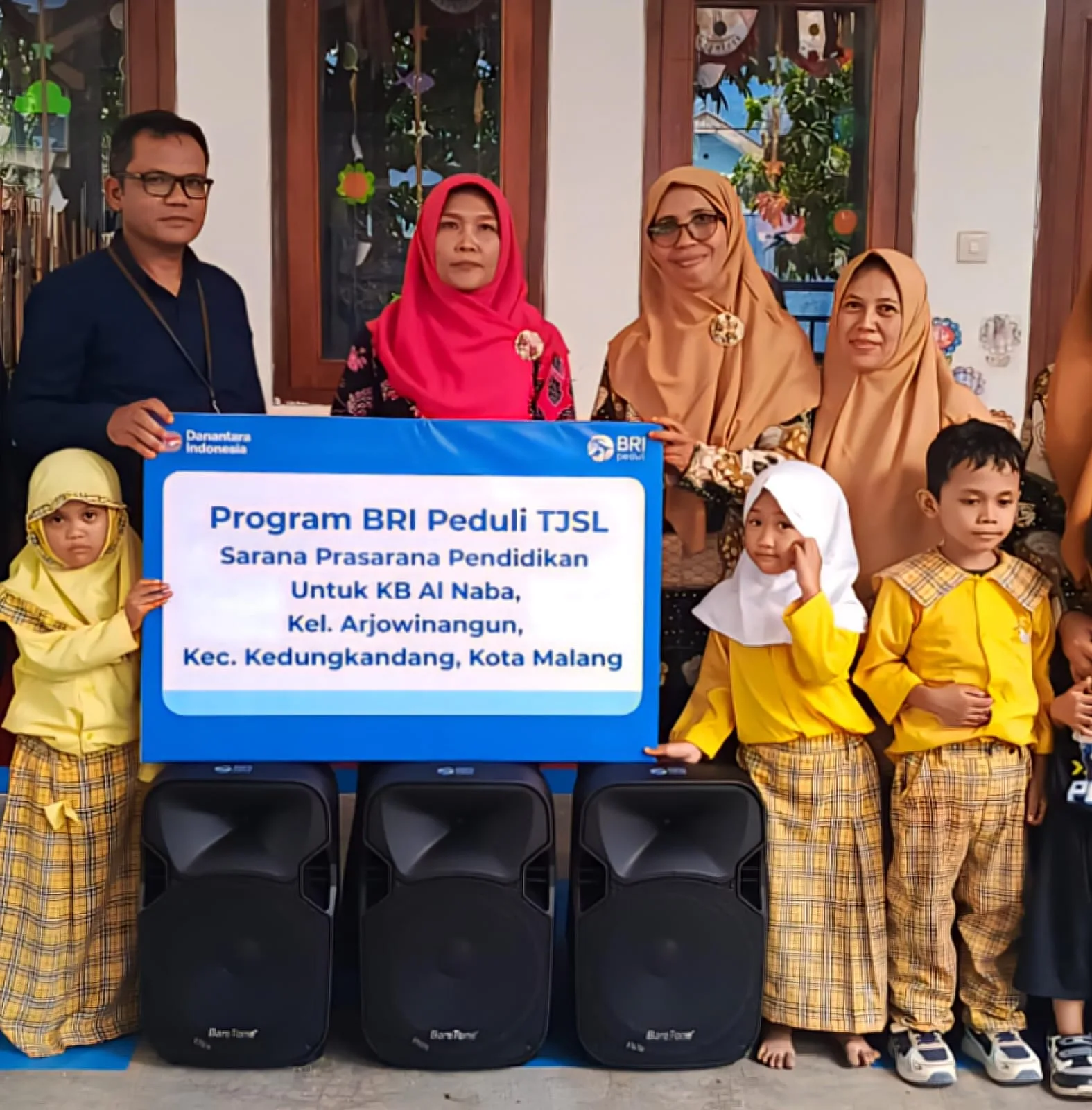 BRI Region 13 Malang Penuhi Sarana dan Prasarana KB Al Naba Kota Malang Melalui Program TJSL